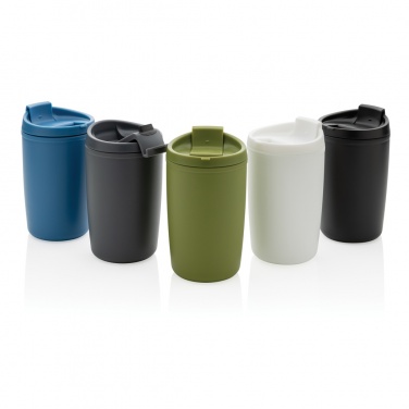Logo trade corporate gifts picture of: GRS Recycled PP tumbler with flip lid