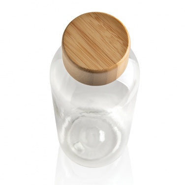 Logo trade promotional gifts picture of: RCS RPET bottle with bamboo lid