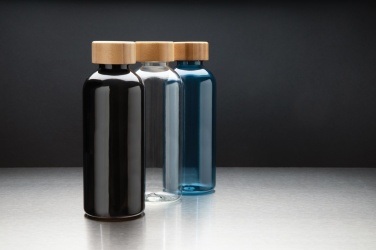 Logo trade corporate gifts picture of: RCS RPET bottle with bamboo lid