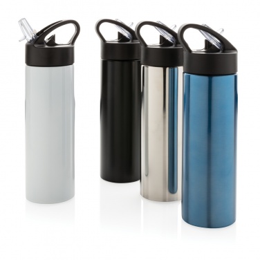 Logo trade corporate gifts picture of: Sport bottle with straw