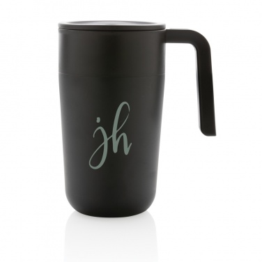 Logotrade promotional giveaway picture of: GRS Recycled PP and SS mug with handle