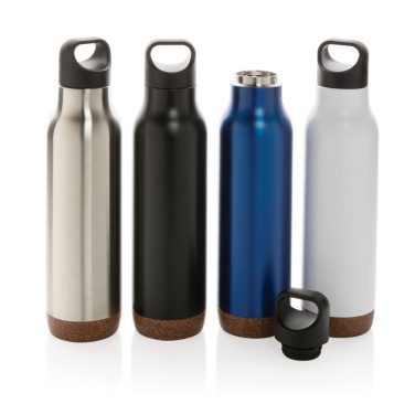 Logo trade promotional merchandise photo of: Cork leakproof vacuum flask