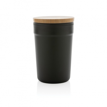 Logotrade promotional giveaway picture of: GRS certified recycled PP mug with bamboo lid
