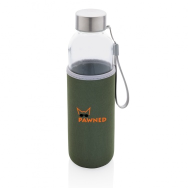 Logotrade promotional merchandise image of: Glass bottle with neoprene sleeve