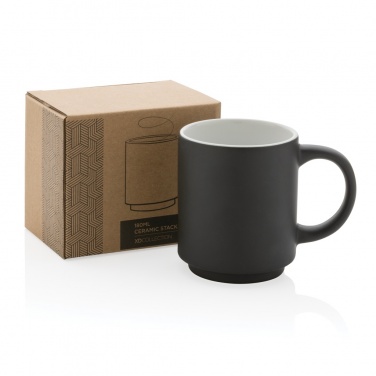 Logo trade promotional item photo of: Ceramic stackable mug 180ml