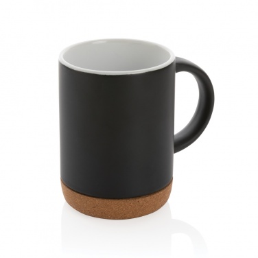 Logo trade promotional items picture of: Ceramic mug with cork base 280ml