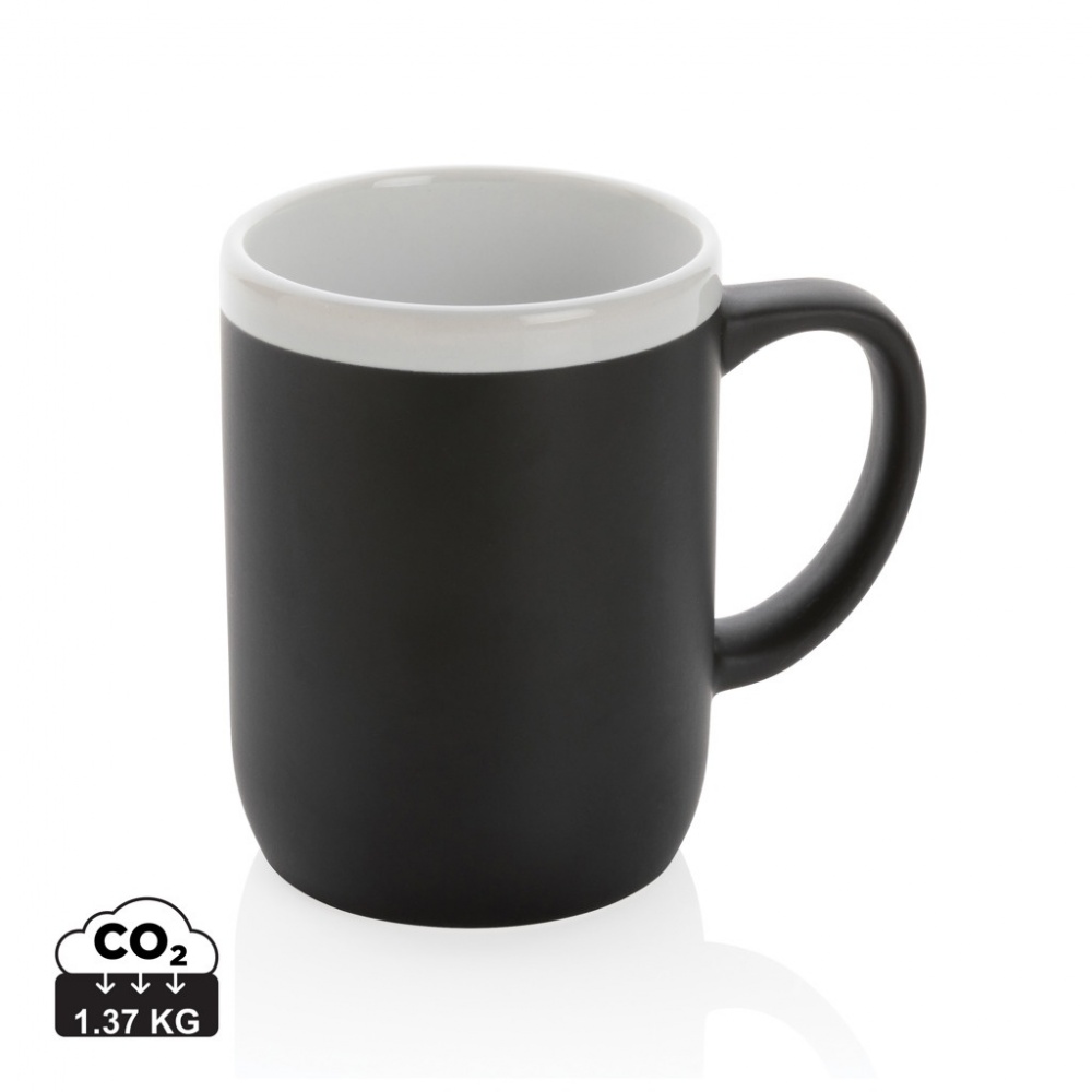 Logotrade advertising products photo of: Ceramic mug with white rim 300ml