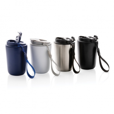 Logotrade promotional giveaway picture of: Cuppa RCS re-steel vacuum tumbler with lanyard