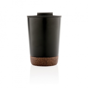 Logo trade promotional gifts image of: GRS RPP stainless steel cork coffee tumbler