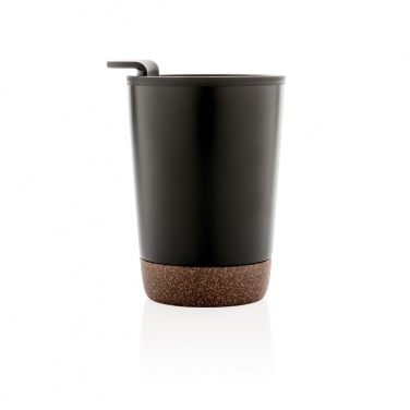 Logotrade corporate gift picture of: GRS RPP stainless steel cork coffee tumbler