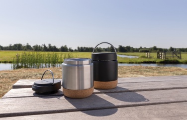 Logotrade corporate gift image of: Savory RCS certified recycled stainless steel foodflask