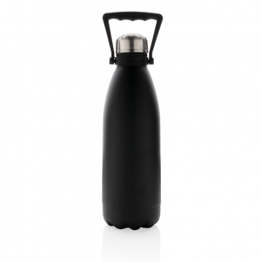 Logotrade promotional merchandise photo of: RCS Recycled stainless steel large vacuum bottle 1.5L