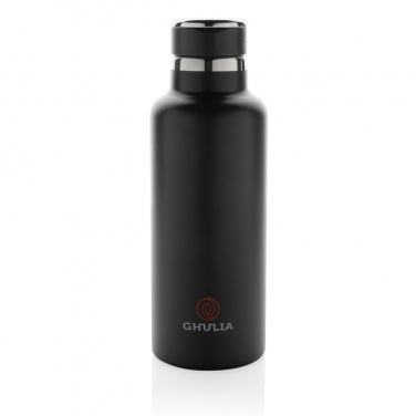 Logotrade promotional item picture of: Hydro RCS recycled stainless steel vacuum bottle with spout