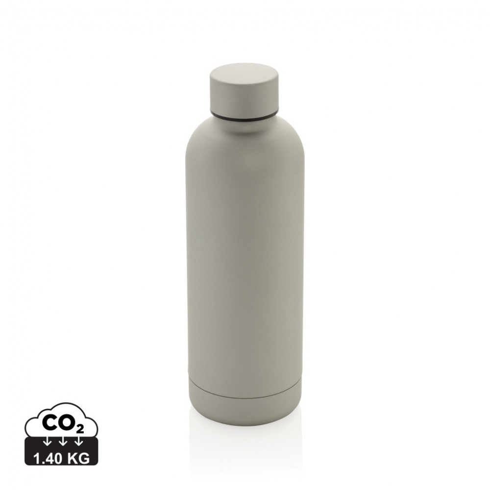 Logotrade corporate gift image of: RCS Recycled stainless steel Impact vacuum bottle
