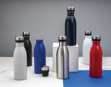 Logo trade promotional gifts image of: RCS Recycled stainless steel deluxe water bottle