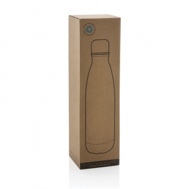 Logo trade advertising products image of: Eureka RCS certified re-steel single wall water bottle