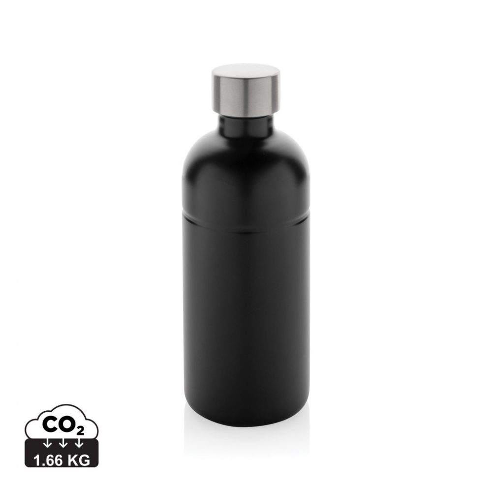 Logo trade promotional item photo of: Soda RCS certified re-steel carbonated drinking bottle