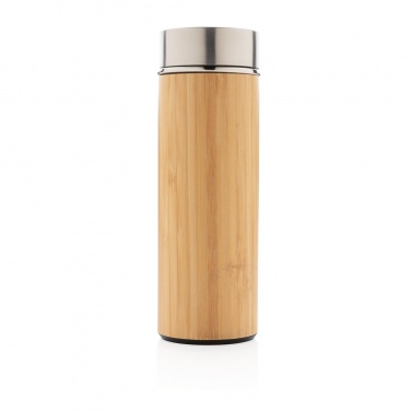 Logotrade business gifts photo of: Leak proof bamboo vacuum bottle