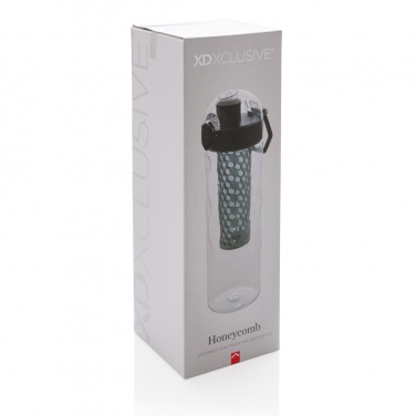 Logo trade promotional item photo of: Honeycomb lockable leak proof infuser bottle