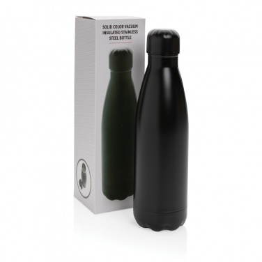 Logotrade promotional giveaway picture of: Solid colour vacuum stainless steel bottle 500 ml