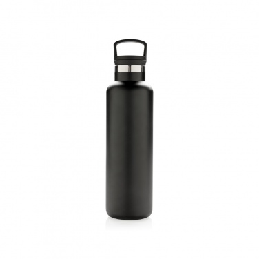 Logo trade advertising products picture of: Vacuum insulated leak proof standard mouth bottle