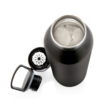 Logotrade promotional giveaway image of: Vacuum insulated leak proof standard mouth bottle