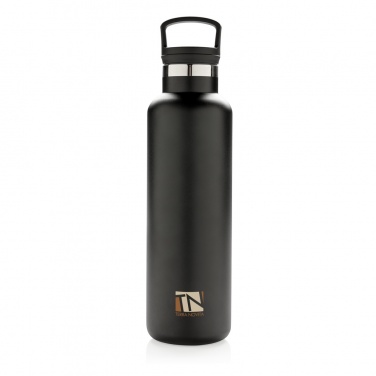 Logo trade business gifts image of: Vacuum insulated leak proof standard mouth bottle