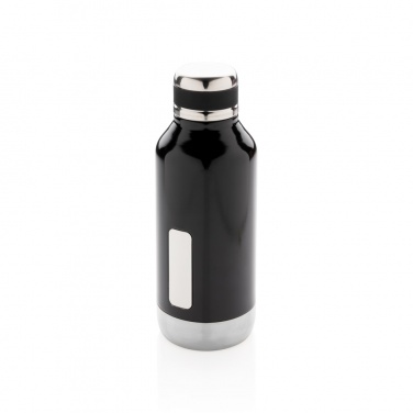 Logo trade business gift photo of: Leak proof vacuum bottle with logo plate