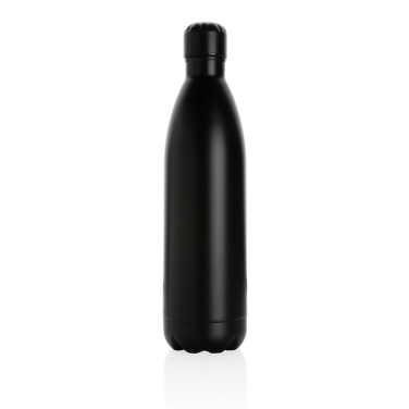 Logo trade corporate gifts image of: Solid colour vacuum stainless steel bottle 1L
