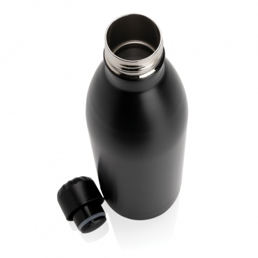 Logo trade promotional gift photo of: Solid colour vacuum stainless steel bottle 1L