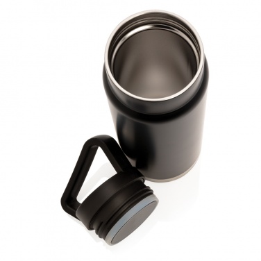 Logo trade promotional items image of: Leakproof vacuum on-the-go bottle with handle