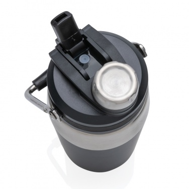 Logo trade advertising products image of: Vacuum stainless steel dual function lid bottle 500ml