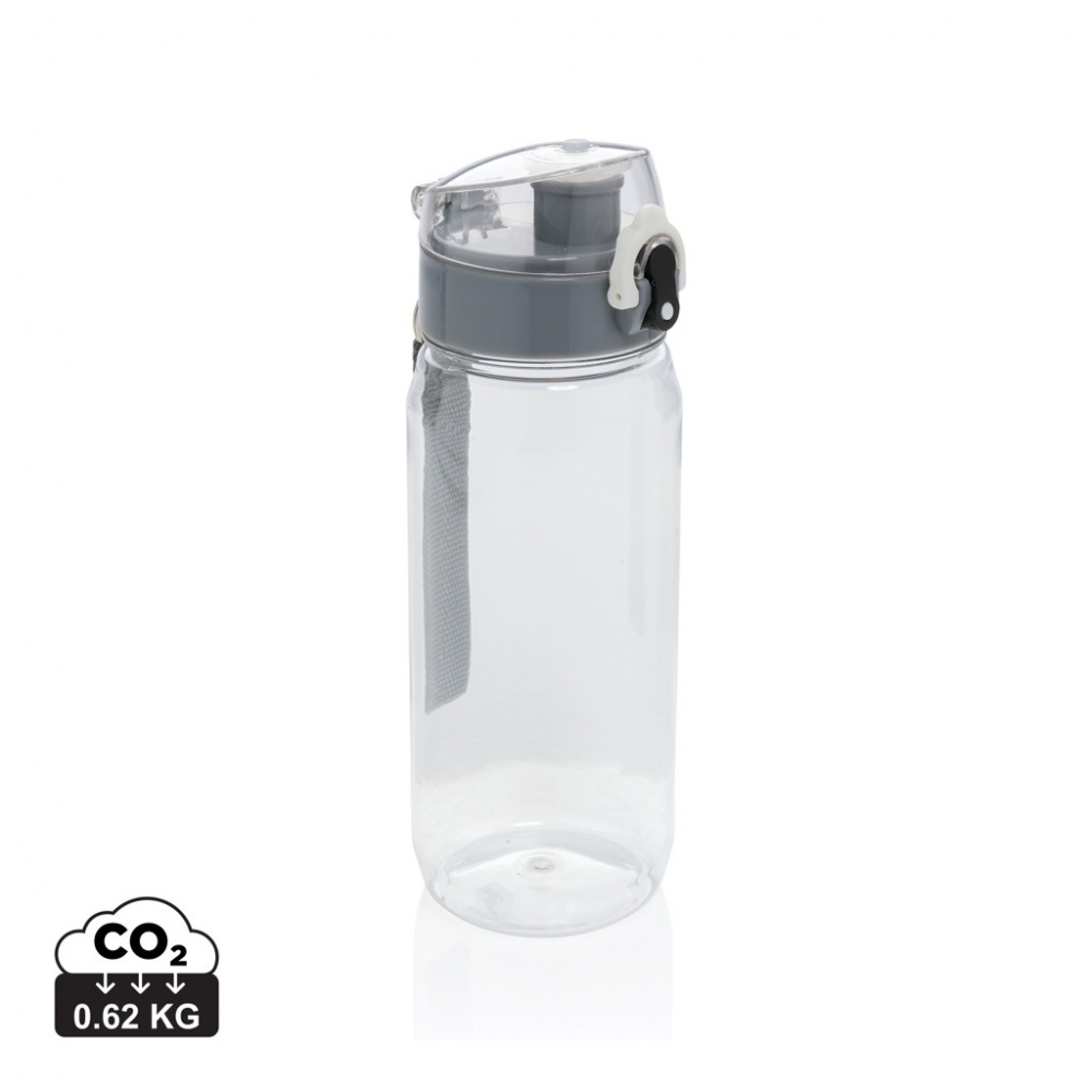 Logo trade promotional product photo of: Yide RCS Recycled PET leakproof lockable waterbottle 600ml