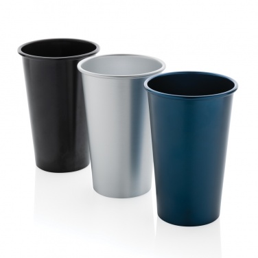 Logotrade promotional items photo of: Alo RCS recycled aluminium lightweight cup 450ml
