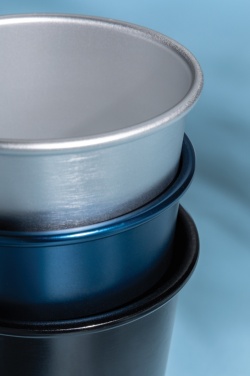 Logo trade promotional merchandise picture of: Alo RCS recycled aluminium lightweight cup 450ml