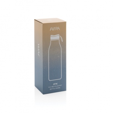 Logo trade promotional merchandise photo of: Avira Atik RCS Recycled PET bottle 500ML