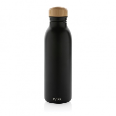 Logo trade business gift photo of: Avira Alcor RCS Re-steel single wall water bottle 600 ML