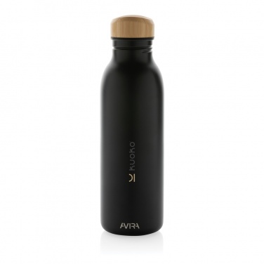 Logotrade promotional item image of: Avira Alcor RCS Re-steel single wall water bottle 600 ML