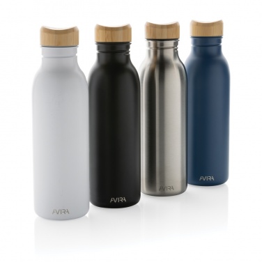 Logo trade promotional giveaway photo of: Avira Alcor RCS Re-steel single wall water bottle 600 ML