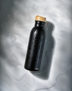 Logo trade promotional giveaway photo of: Avira Alcor RCS Re-steel single wall water bottle 600 ML
