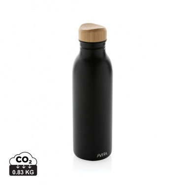 Logo trade corporate gifts picture of: Avira Alcor RCS Re-steel single wall water bottle 600 ML