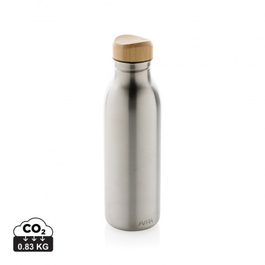 Logo trade advertising products image of: Avira Alcor RCS Re-steel single wall water bottle 600 ML