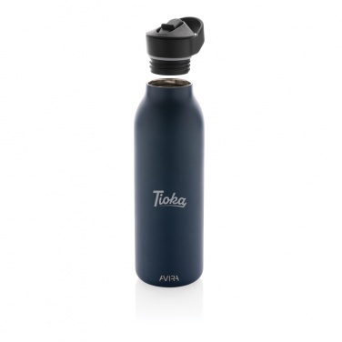 Logo trade corporate gift photo of: Avira Ara RCS Re-steel fliptop water bottle 500ml