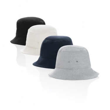 Logo trade business gift photo of: Impact Aware™ 285 gsm rcanvas one size bucket hat undyed