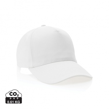 Logotrade promotional item image of: Impact 5panel 280gr Recycled cotton cap with AWARE™ tracer