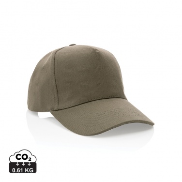 Logotrade promotional giveaway picture of: Impact 5panel 280gr Recycled cotton cap with AWARE™ tracer