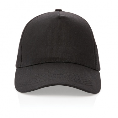 Logo trade promotional merchandise picture of: Impact 5 panel 190gr Recycled cotton cap with AWARE™ tracer
