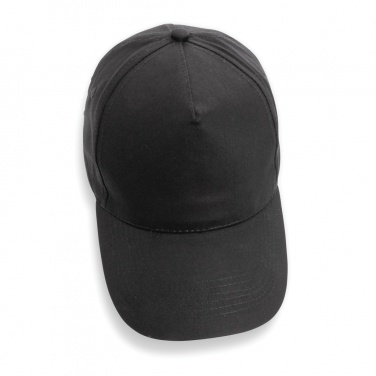 Logo trade advertising product photo of: Impact 5 panel 190gr Recycled cotton cap with AWARE™ tracer