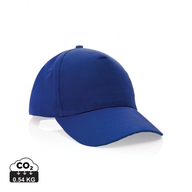 Logotrade promotional item picture of: Impact 5 panel 190gr Recycled cotton cap with AWARE™ tracer