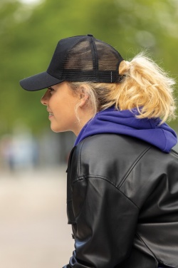 Logo trade corporate gift photo of: Impact AWARE™ Brushed rcotton 5 panel trucker cap 190gr